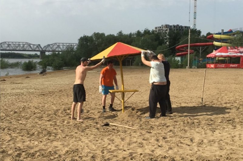 Омские пляжи готовят к открытию сезона #Омск #Общество #Сегодня