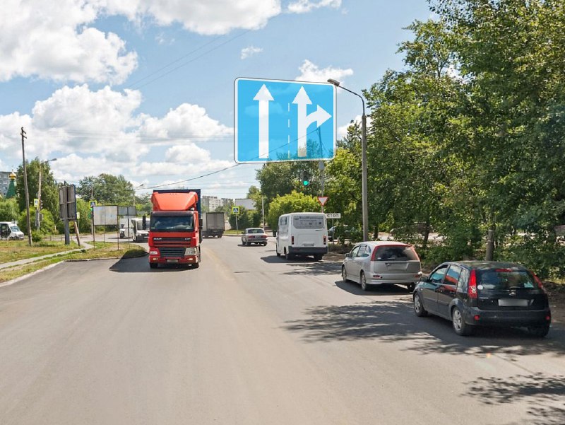 На оживленном перекрестке в омских Нефтяниках изменят схему движения #Новости #Общество #Омск
