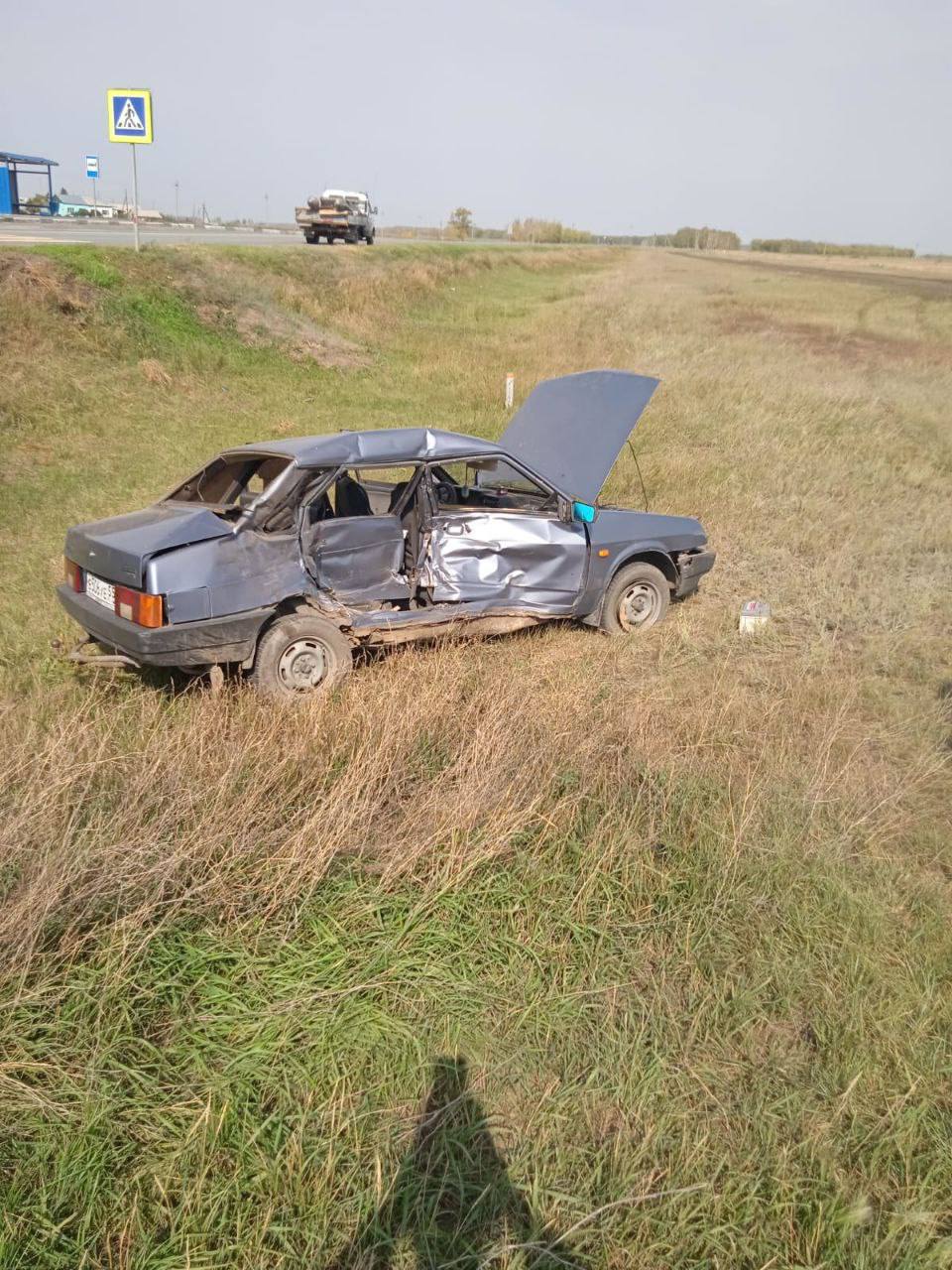 В аварии на омской трассе пострадали три маленьких девочки #Омск #Общество #Сегодня