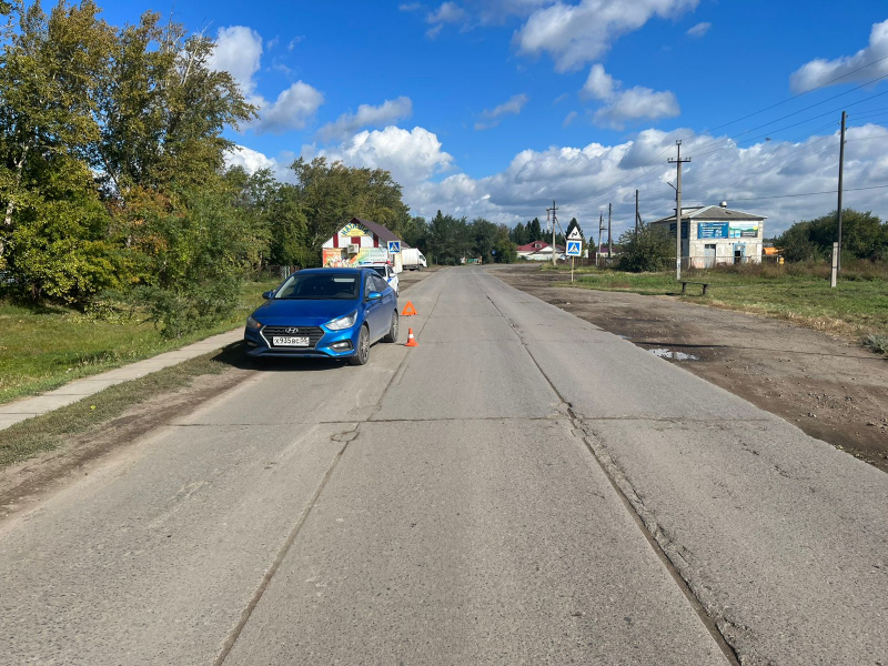 Автоледи сбила школьницу в селе под Омском #Новости #Общество #Омск
