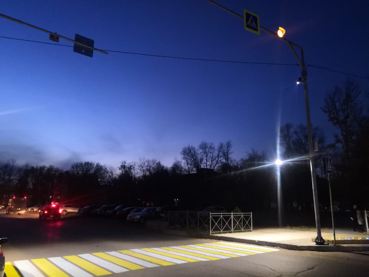 В Омске установили еще одну проекционную «зебру» #Омск #Общество #Сегодня В Омске установили еще одну проекционную «зебру» #Омск #Общество #Сегодня