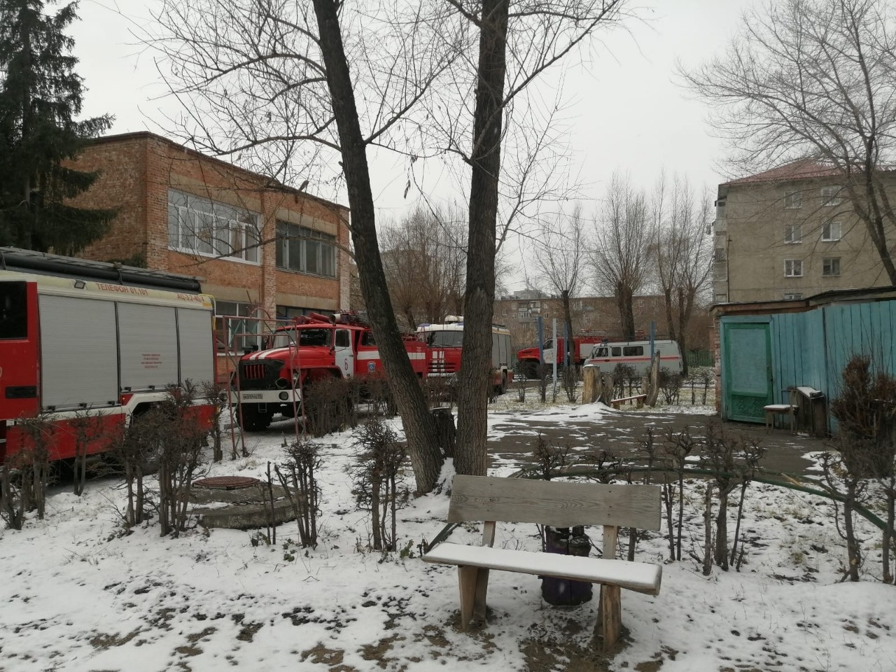 В горевшем детском саду Омска находилось 154 ребенка и 30 взрослых #Омск #Общество #Сегодня