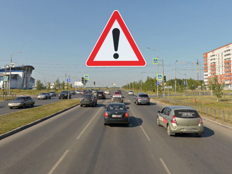 Из-за морозов на Левом берегу Омска сломался светофор #Новости #Общество #Омск