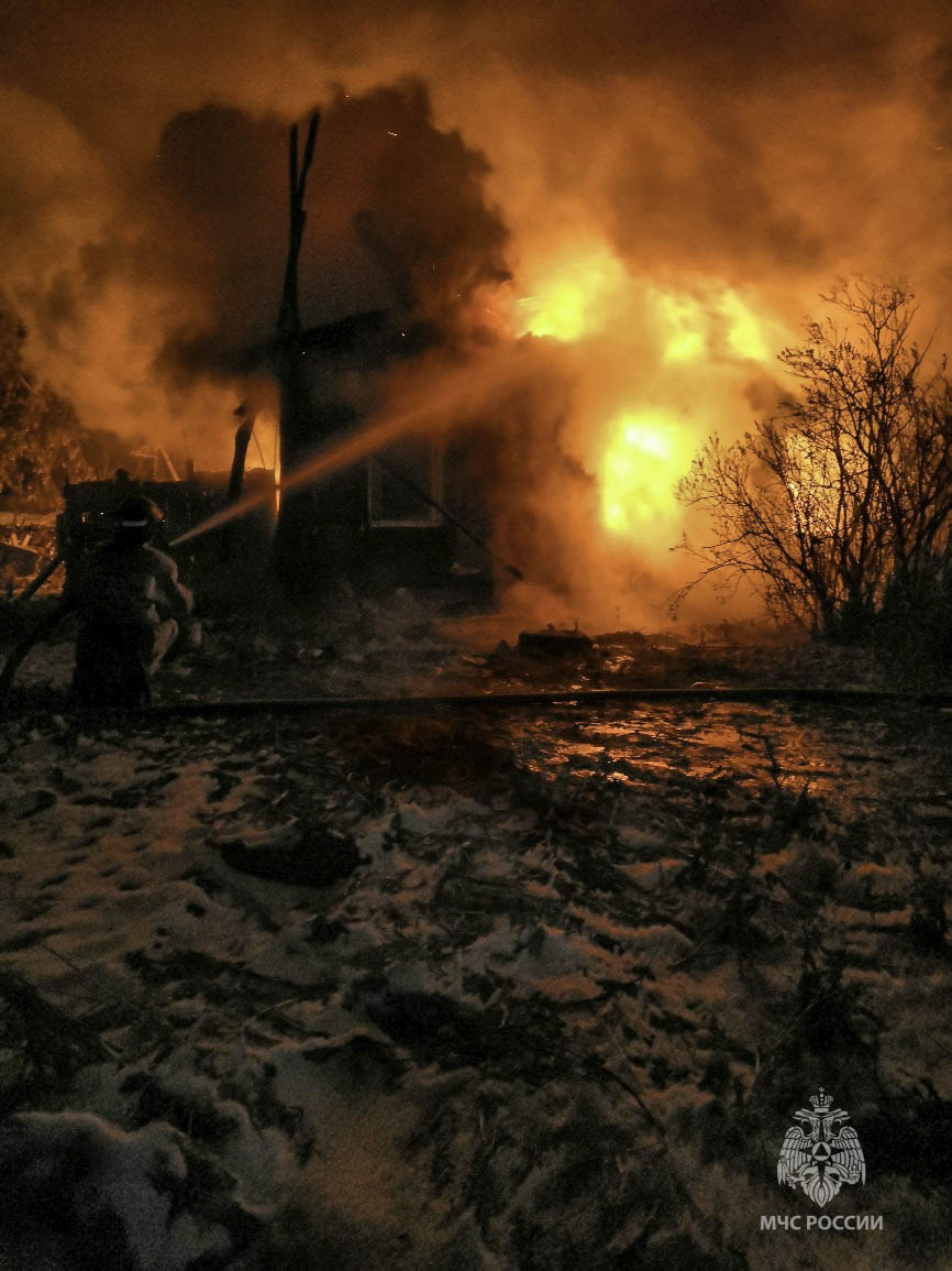 За сутки в Омской области горели 5 домов #Омск #Общество #Сегодня