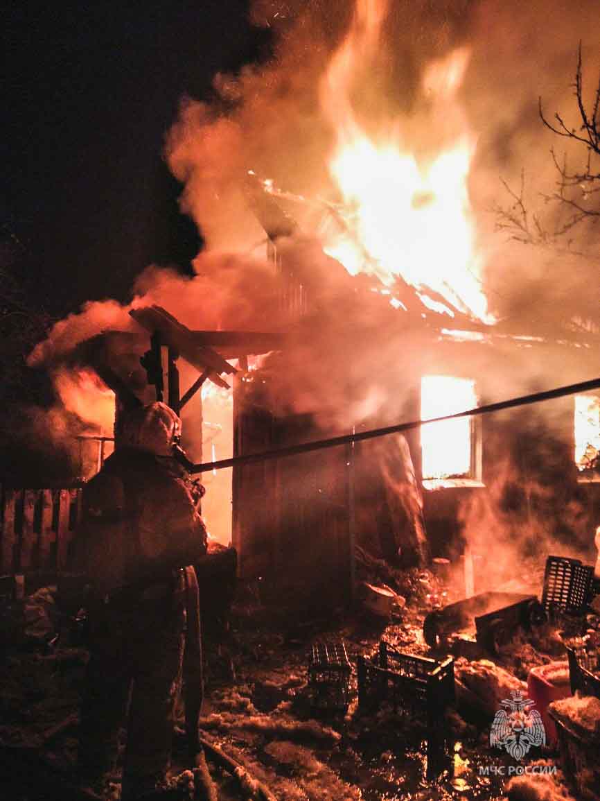 На выходных в Омской области горело 7 домов #Омск #Общество #Сегодня