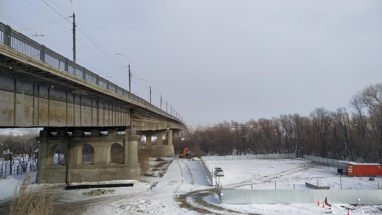 Как омичи ездили на левый берег до появления Ленинградского моста? #Омск #Общество #Сегодня