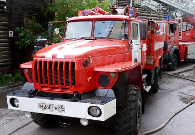 На территории госпиталя в центре Омска произошел пожар #Новости #Общество #Омск