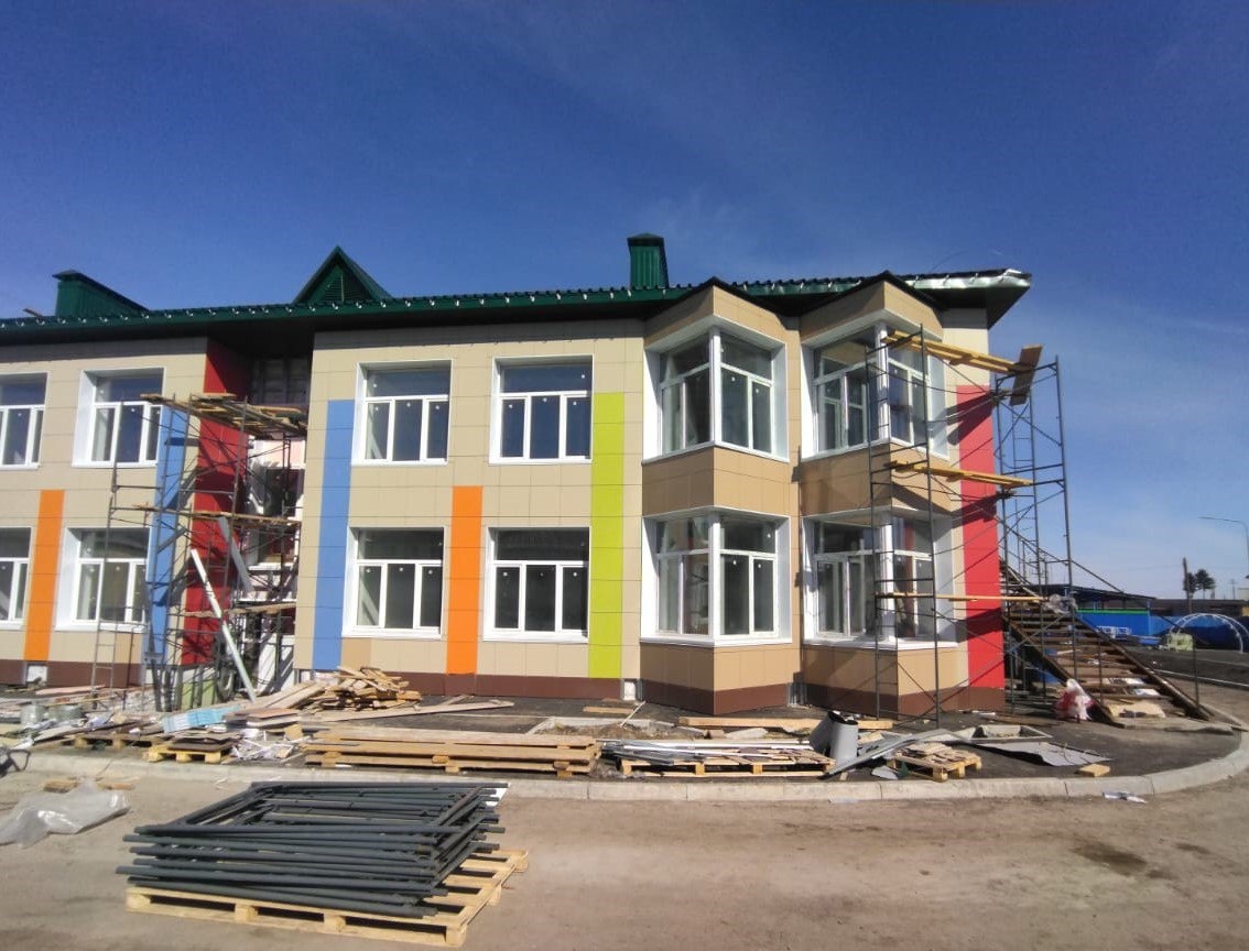 Детский сад в Большеречье почти достроили #Омск #Общество #Сегодня