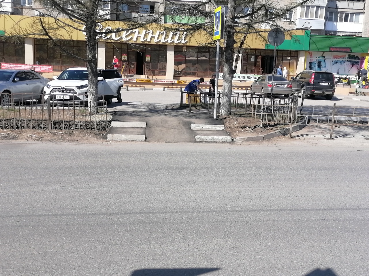 В Омске переделали переход, который могли осилить не все пешеходы #Омск #Общество #Сегодня