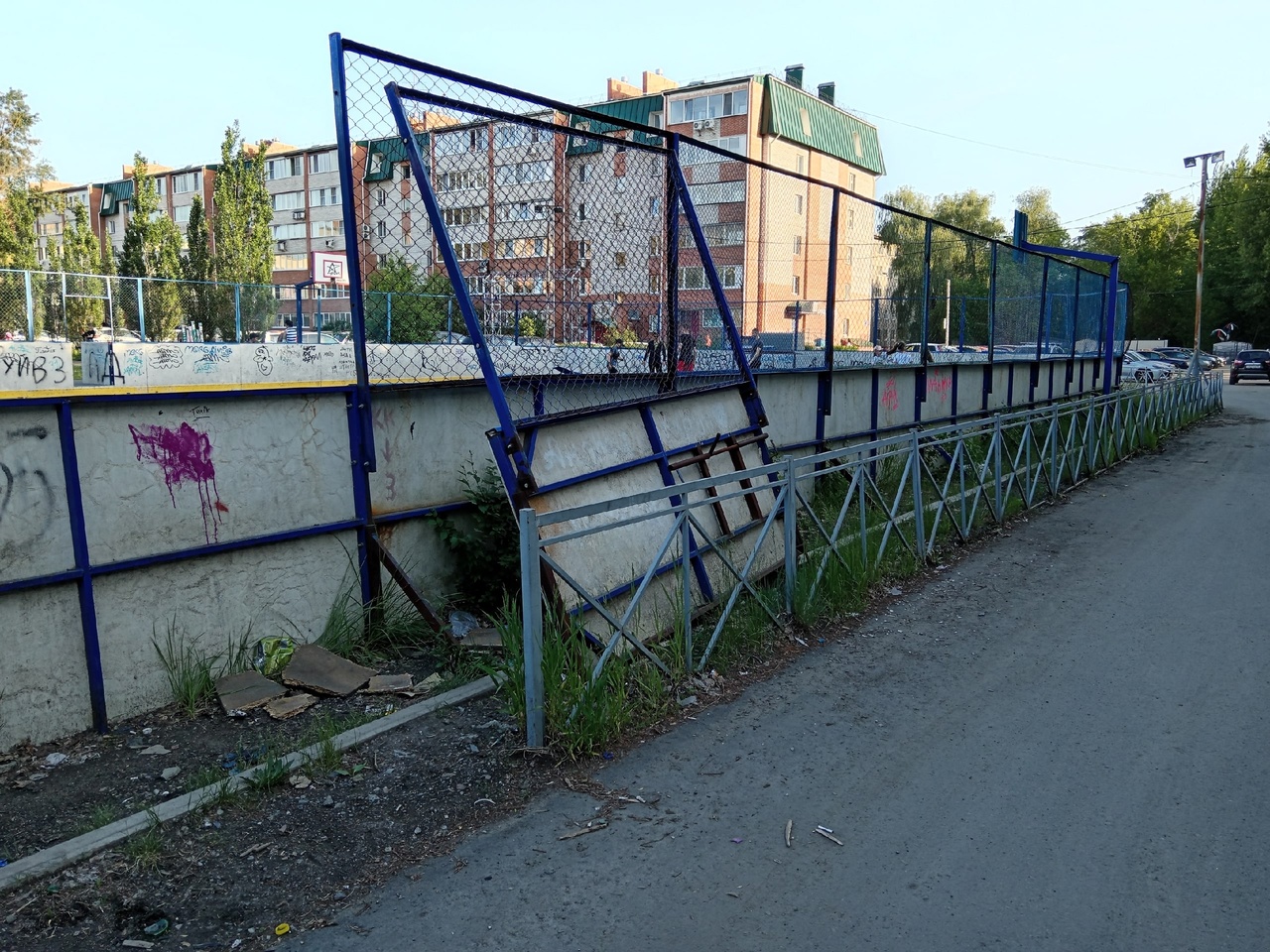 В Омске с начала года отремонтировали 8 спортплощадок #Новости #Общество #Омск
