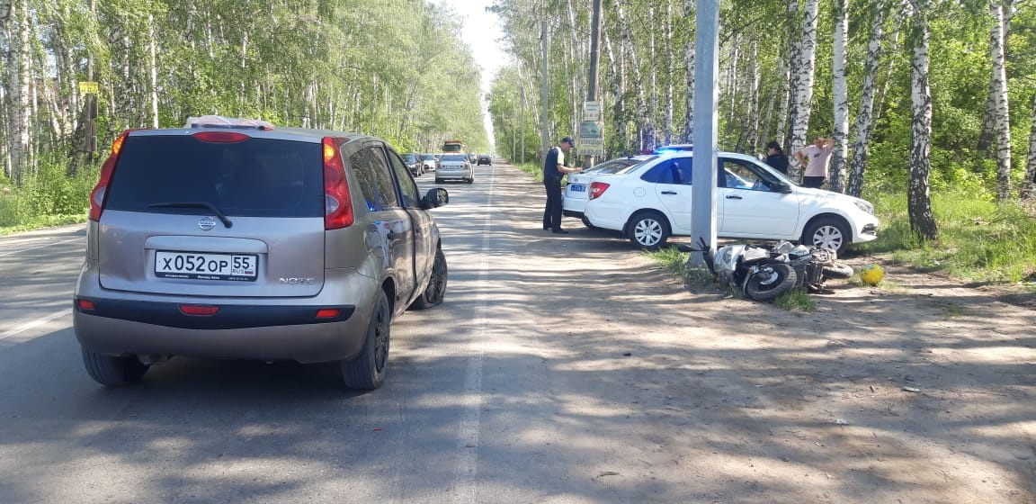 Омич сбил подростка на скутере без прав #Новости #Общество #Омск
