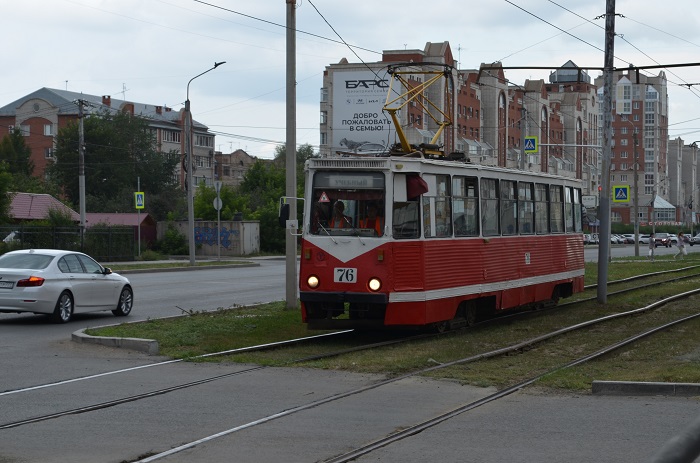 На День города по Омску будет ездить музыкальный трамвай #Новости #Общество #Омск