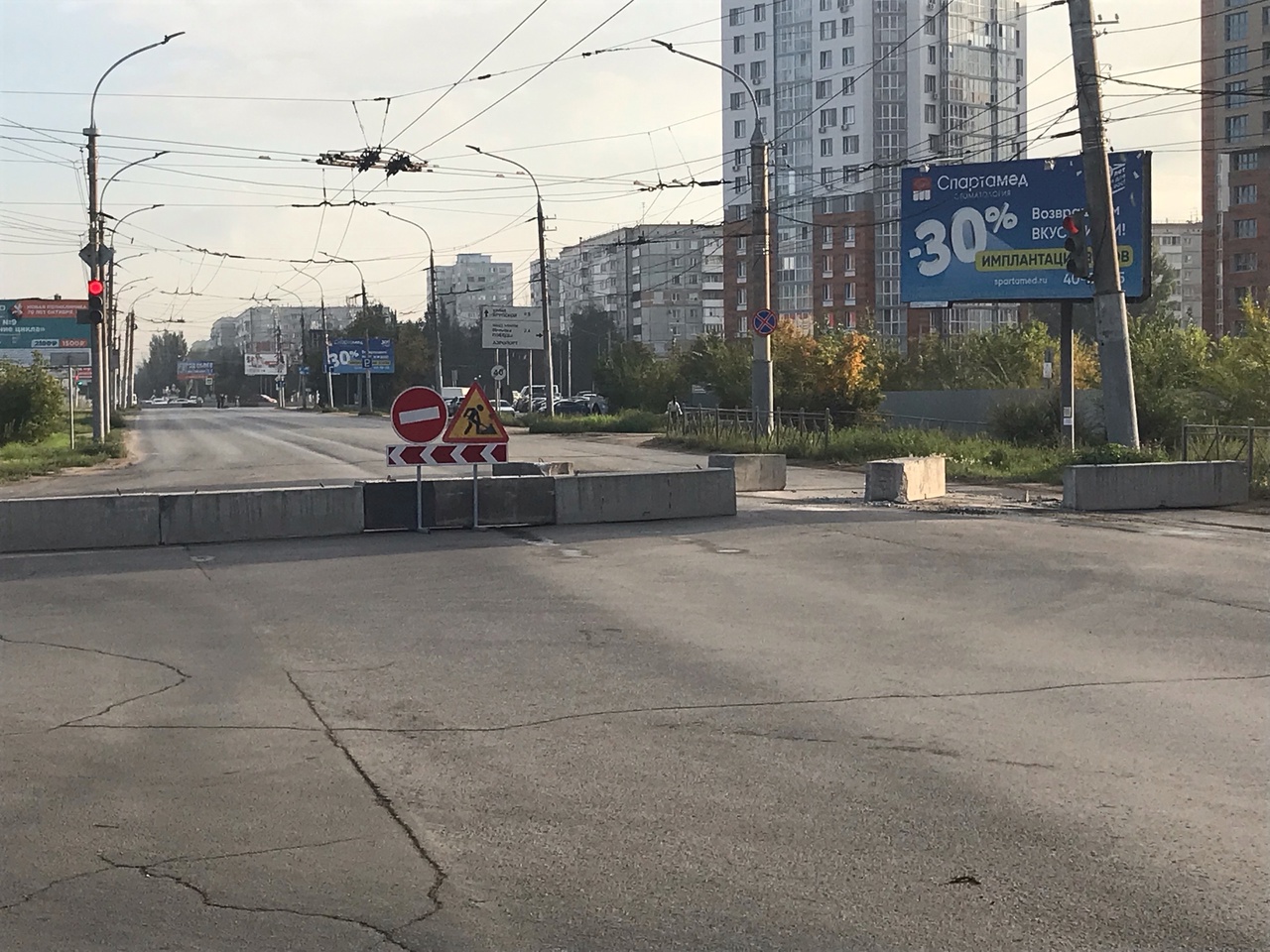 Стало известно, когда откроют перекрытую часть бульвара Архитекторов #Омск #Общество #Сегодня