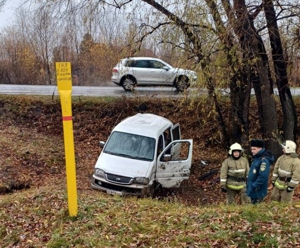 В Омске автоледи опрокинула иномарку: пострадали трое детей #Новости #Общество #Омск