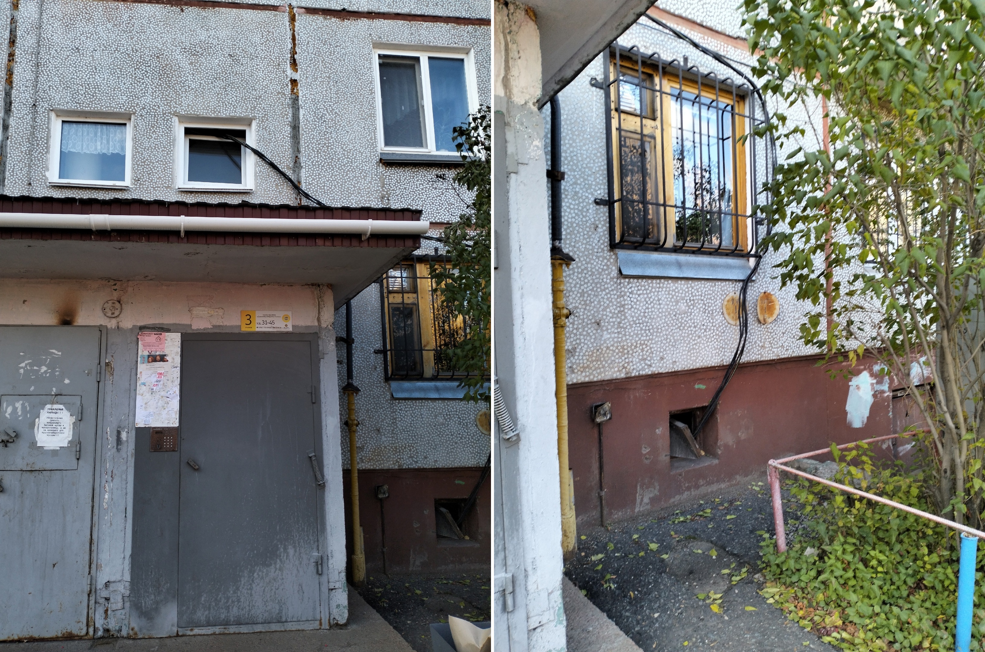 Жильцы омской пятиэтажки уже полгода получают электричество через окно #Омск #Общество #Сегодня